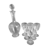 Lot de 6 verres et 1 carafe