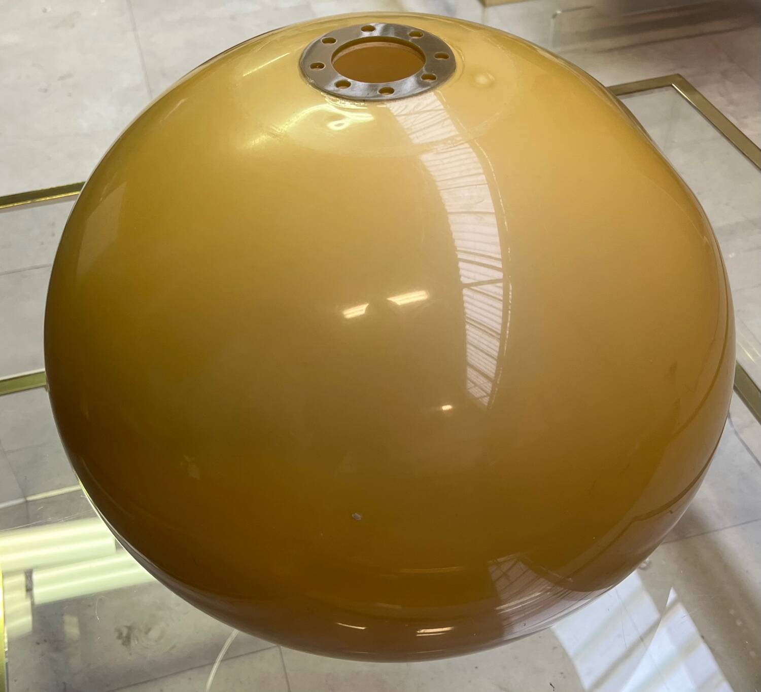 Lampadaire arc pied marbre année 70/80