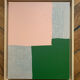 Pink On Green - original artwork