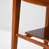 Scandinavian nightstand with oval top