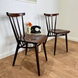 Czechoslovakian style bistro chairs from the 60s