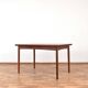 Mid-century Danish teak extendable dining table, 1960s.
