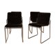 Série 4 chaises design Italien