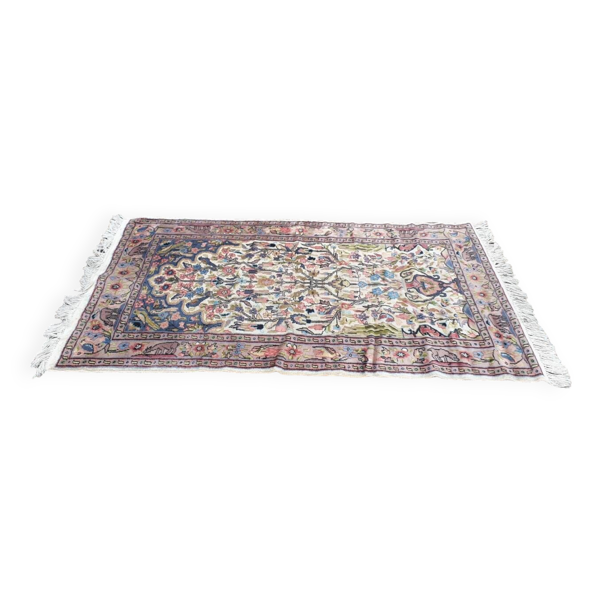 Oriental wool velvet rug