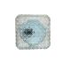 Large square wall lamp ceiling light transparent glass vintage fixture