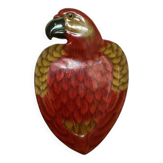 Zoomorphic parrot empty pocket