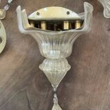 Vintage Murano glass wall lamp