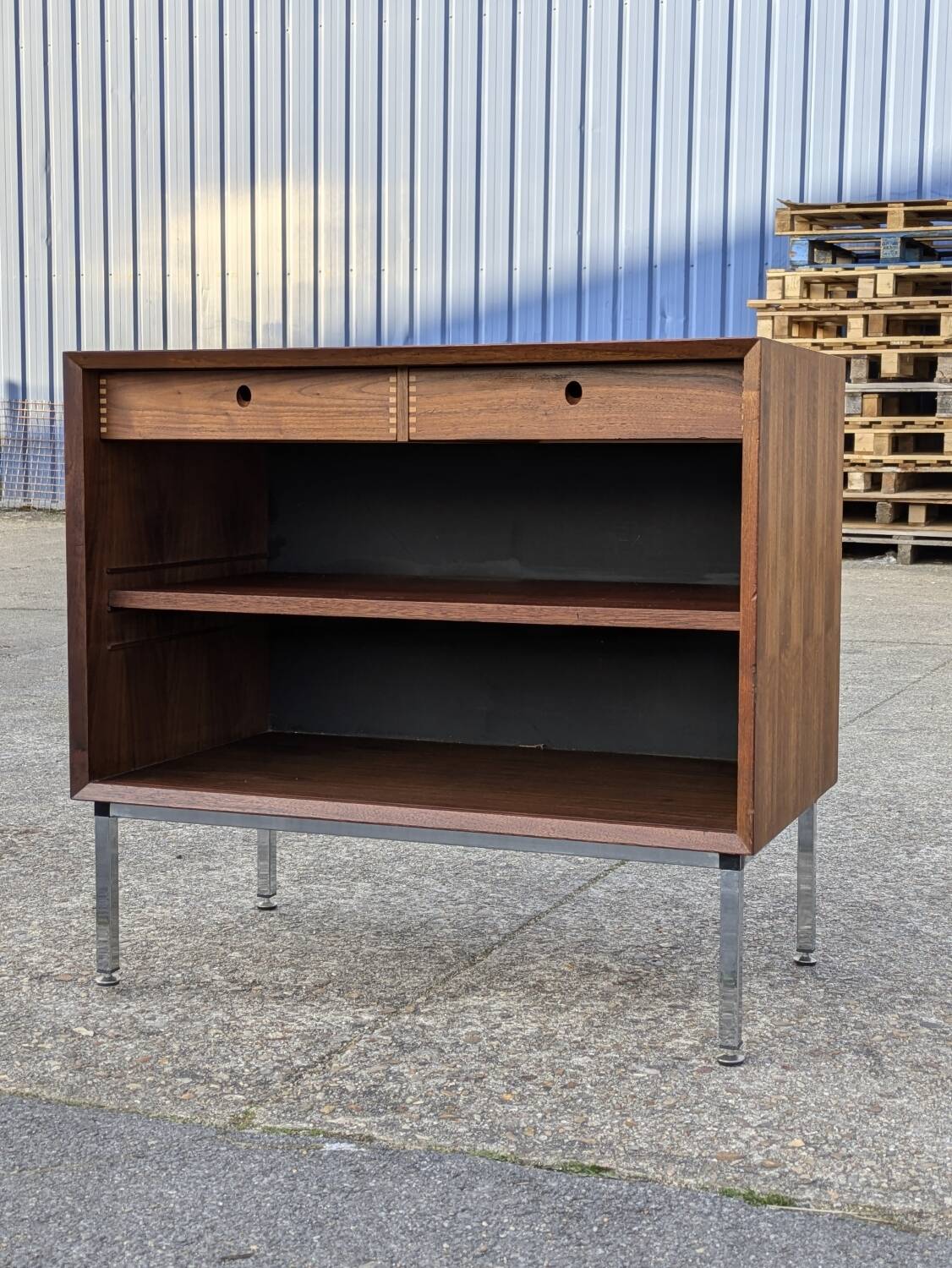 Vintage teak sideboard attributed to Poul Cadovius.