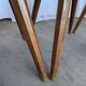 Set of 8 Farmhouse Tyrolean Chair with Heart Cutout Back / 1970s Vintage Di