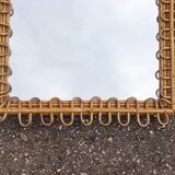 Rattan mirror design Italy