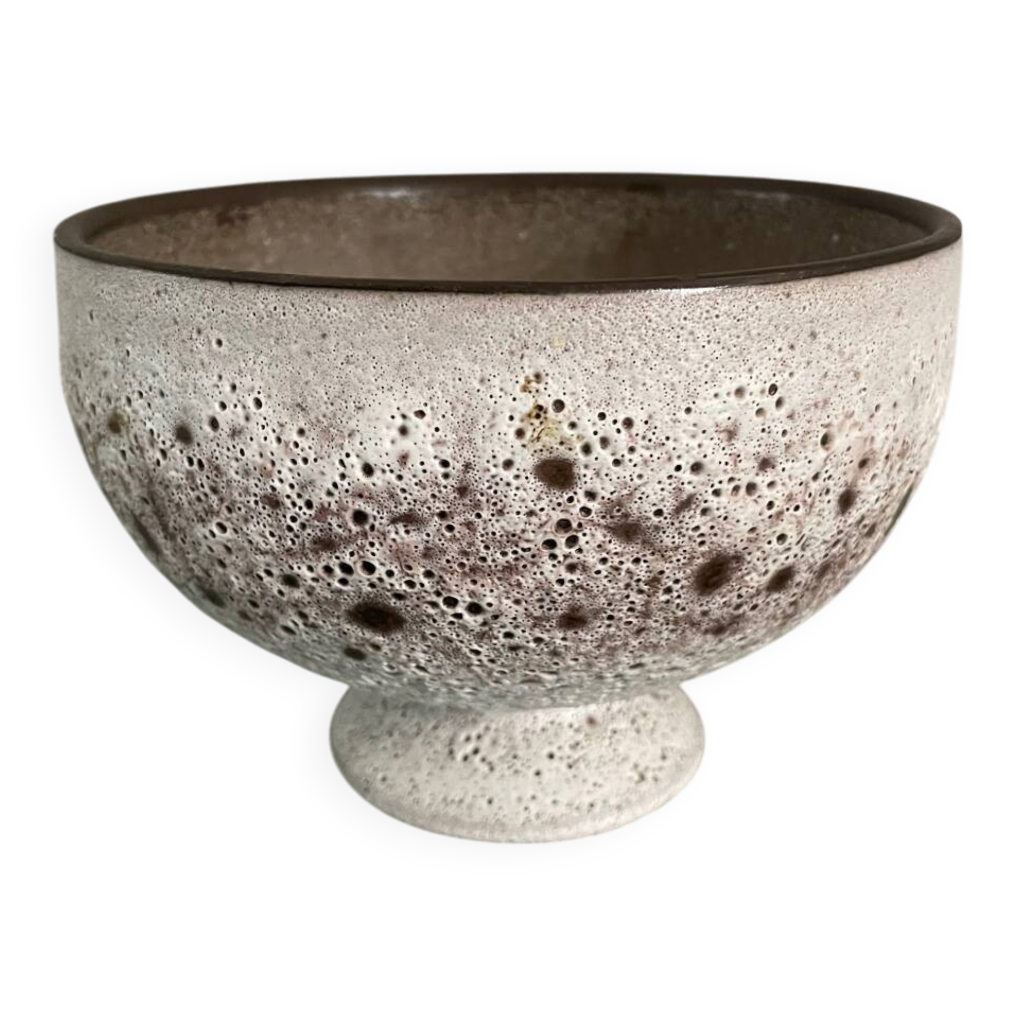 Vintage footed bowl, pedestal style.