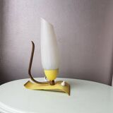 Veilleuse italienne années 60 jaune