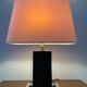 Belgo Chrom lamp in brass and lucite 70s