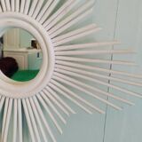 Rattan mirror 37cm