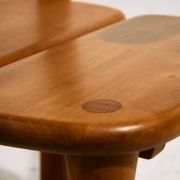 MK10590 Alder wood dining set by Erwin Berghammer for Team 7, Set of 7