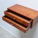 Floating wall shelf with drawers by Kai Kristiansen for Axel Kjersgaard, 1960s