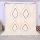 Mrirt rug in pure wool, handmade - 300 X 200 CM
