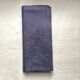 Serviette de table ancienne brodée AC violette