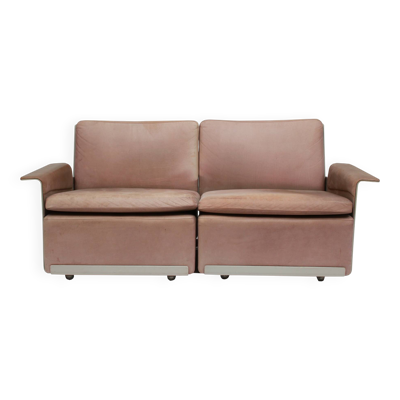 Canapé 2 places en cuir des années 1960, Dieter Rams, Série 620