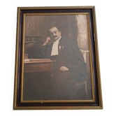 Grande photo ancienne portrait d'un magistrat 1931