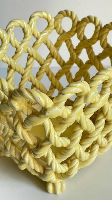 Vintage Braided Cache-Pot