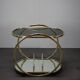 Mid-Century Coctail Serving Bar Table made of Brass, 1970s, Germany