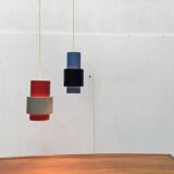 Mid-century metal pendant lights, set of 2