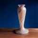 Art Nouveau vase in frosted glass paste