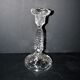 Portieux candlestick draped in moulded glass h22cm
