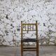 Chaise brutaliste bois et cuir espagnol, 1950