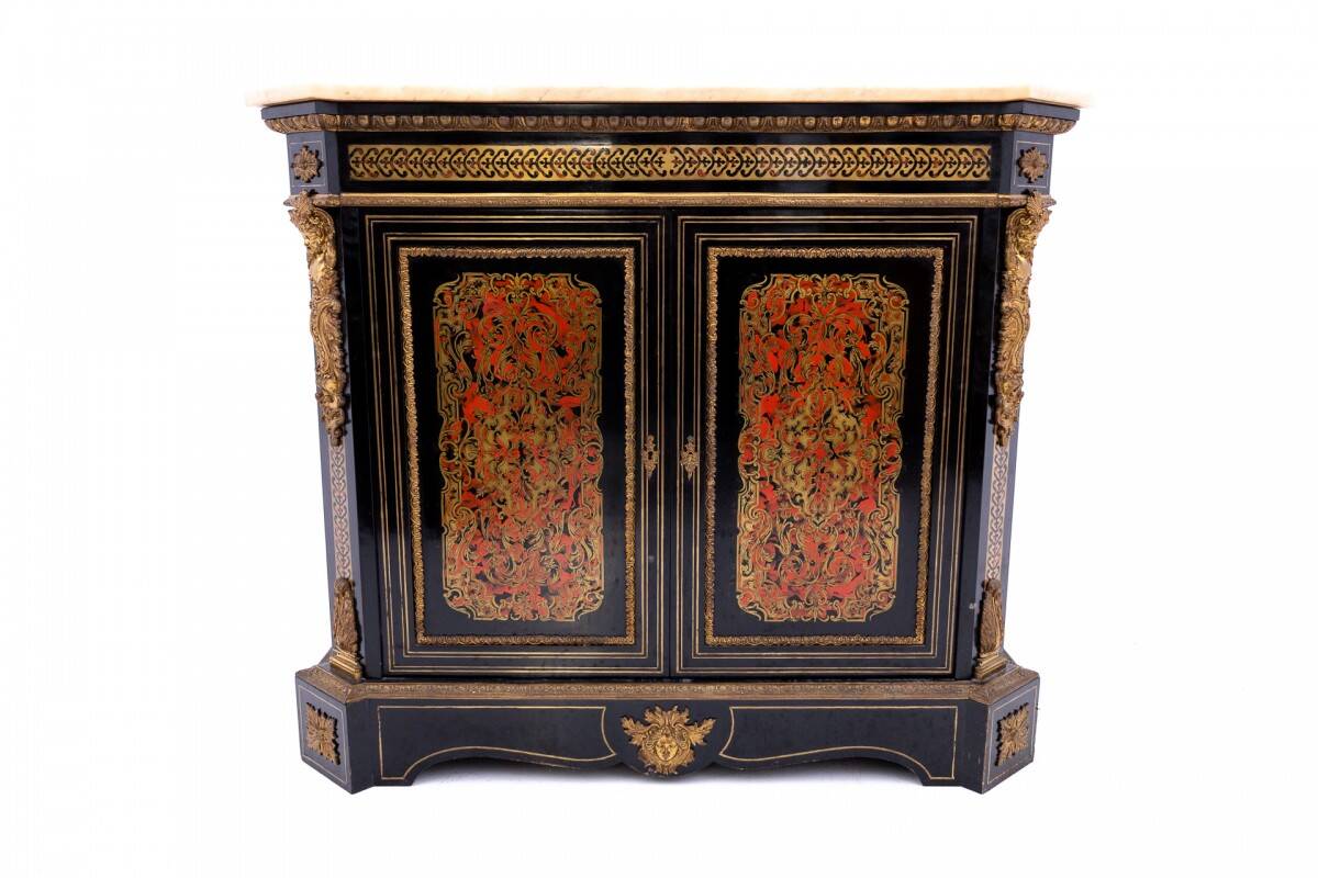 A unique set of Boulle chests of drawers, France, circa 1860.