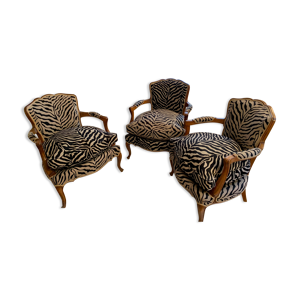 Trio de bergères style - louis philippe