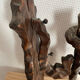 Wooden candlestick