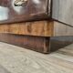 1940s Art Decò sideboard in walnut and blond walnut
