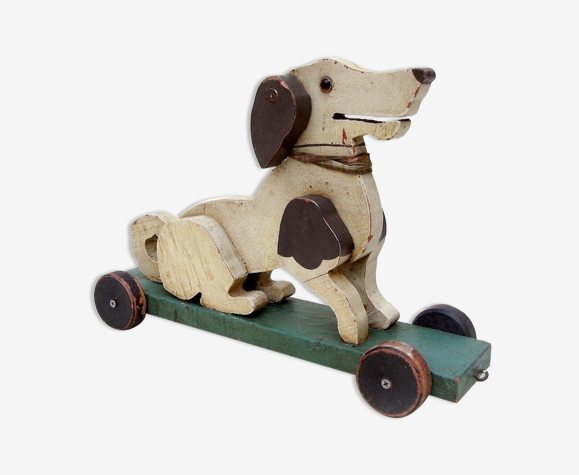 Old toy roller dog