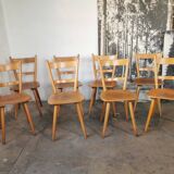 Set of 8 60s bistro chairs