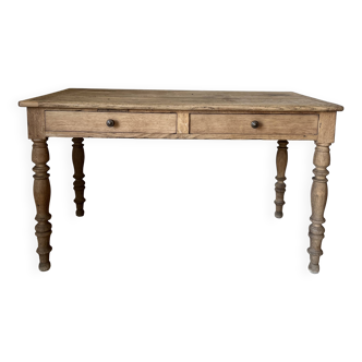 Bureau en chêne massif