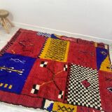 Handmade Moroccan Berber carpet 247 x 200 CM