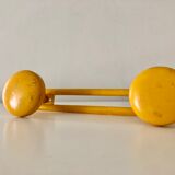 Yellow retro coat rack