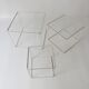 Ensemble de trois tables gigognes design Max Sauze 1970
