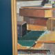 Swedish Oil on Canvas – “Cubist Rooftops” by Gustav Adolf Johansson