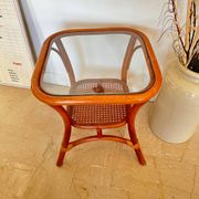 Rattan coffee table