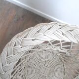 Rattan chair and table