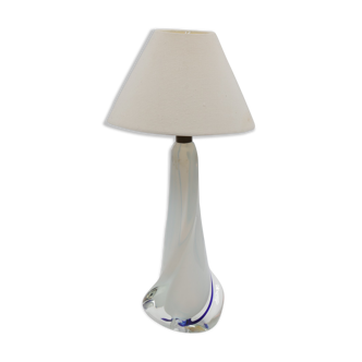 Murano glass table lamp  manufactured by Seguso Murano in Italy 1960