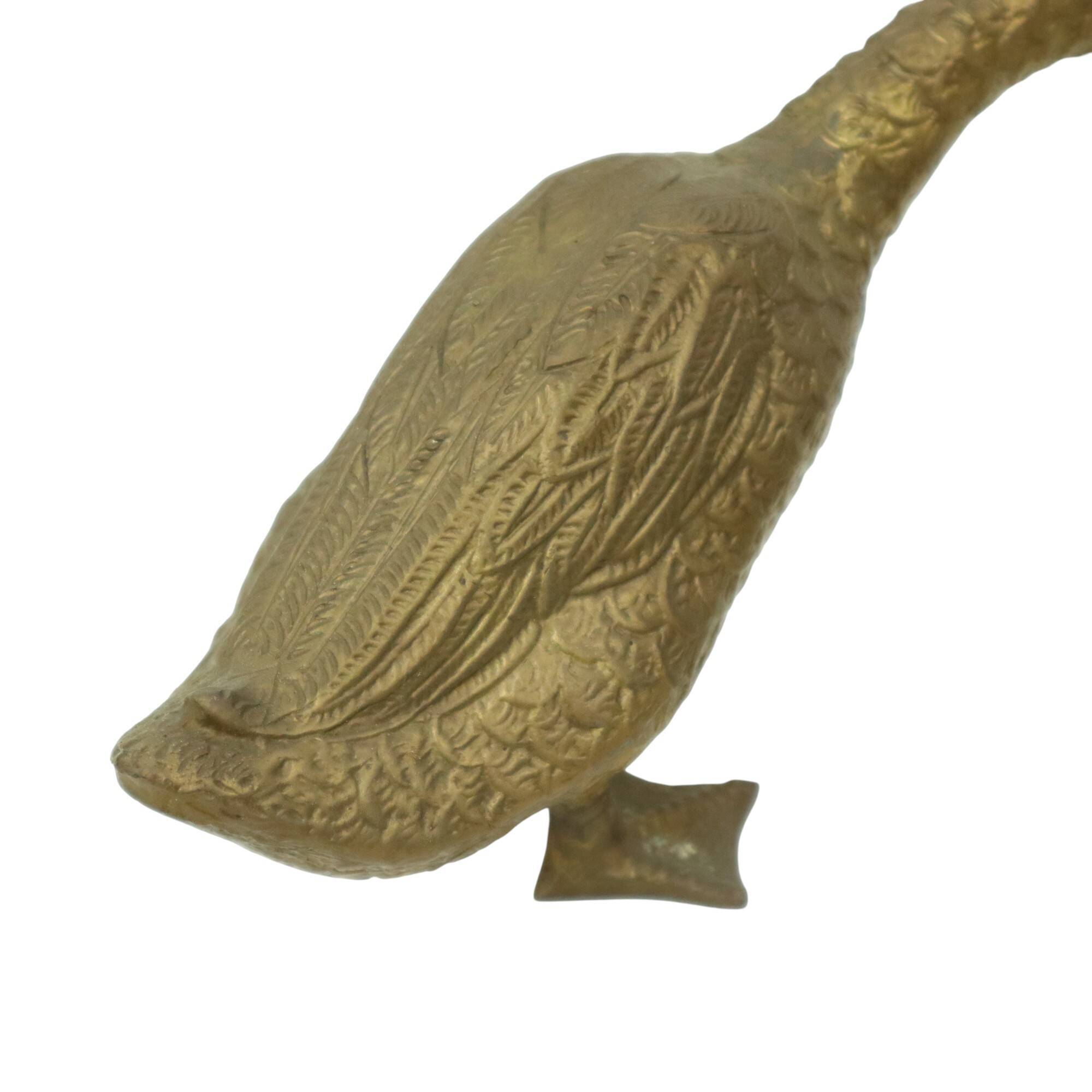 Pair of Bronze Ducks and Geese Figurines France 1940s
