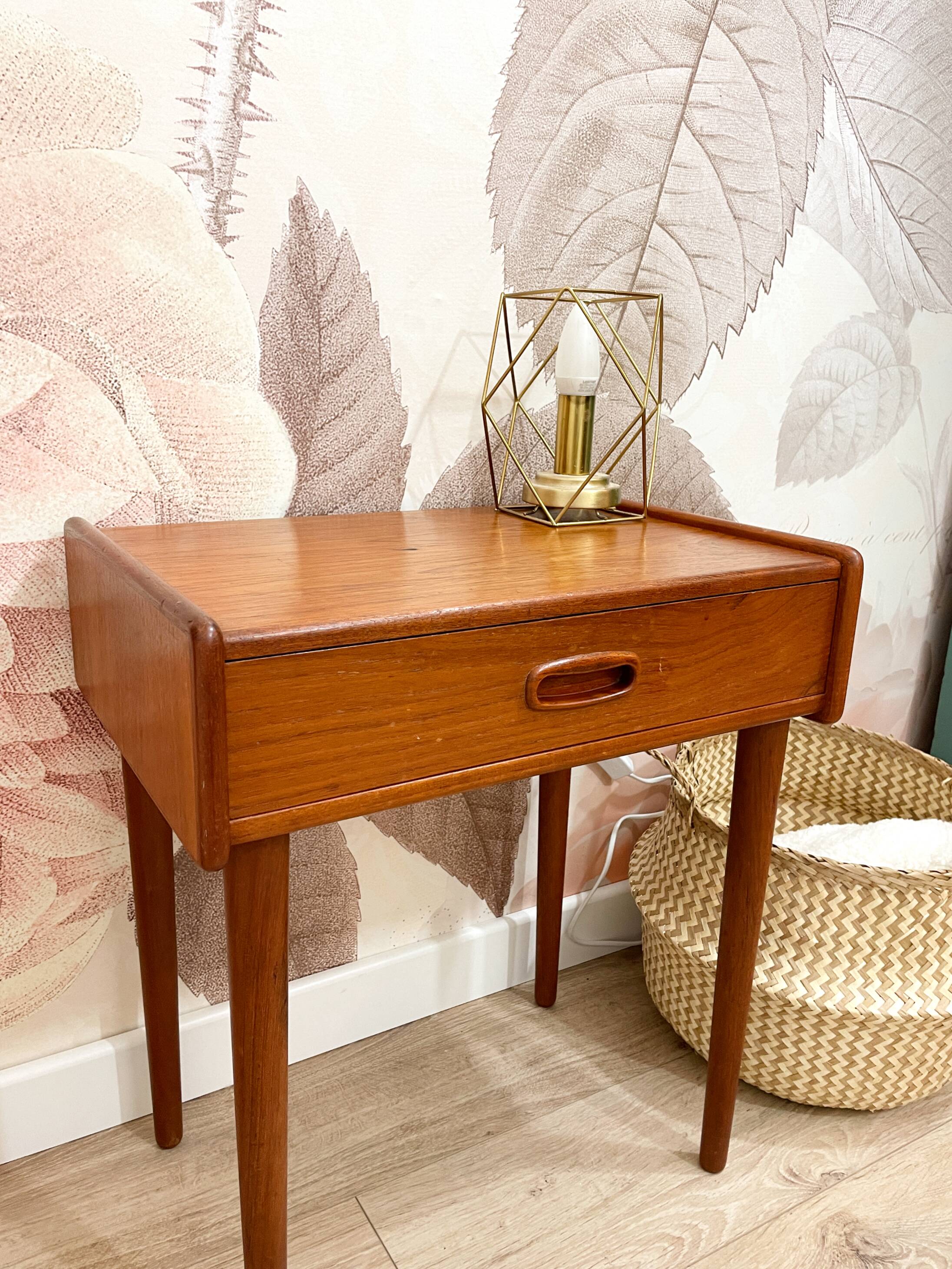 Scandinavian bedside table - 1960s