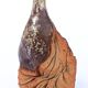 Organic stoneware vase-sculpture signed