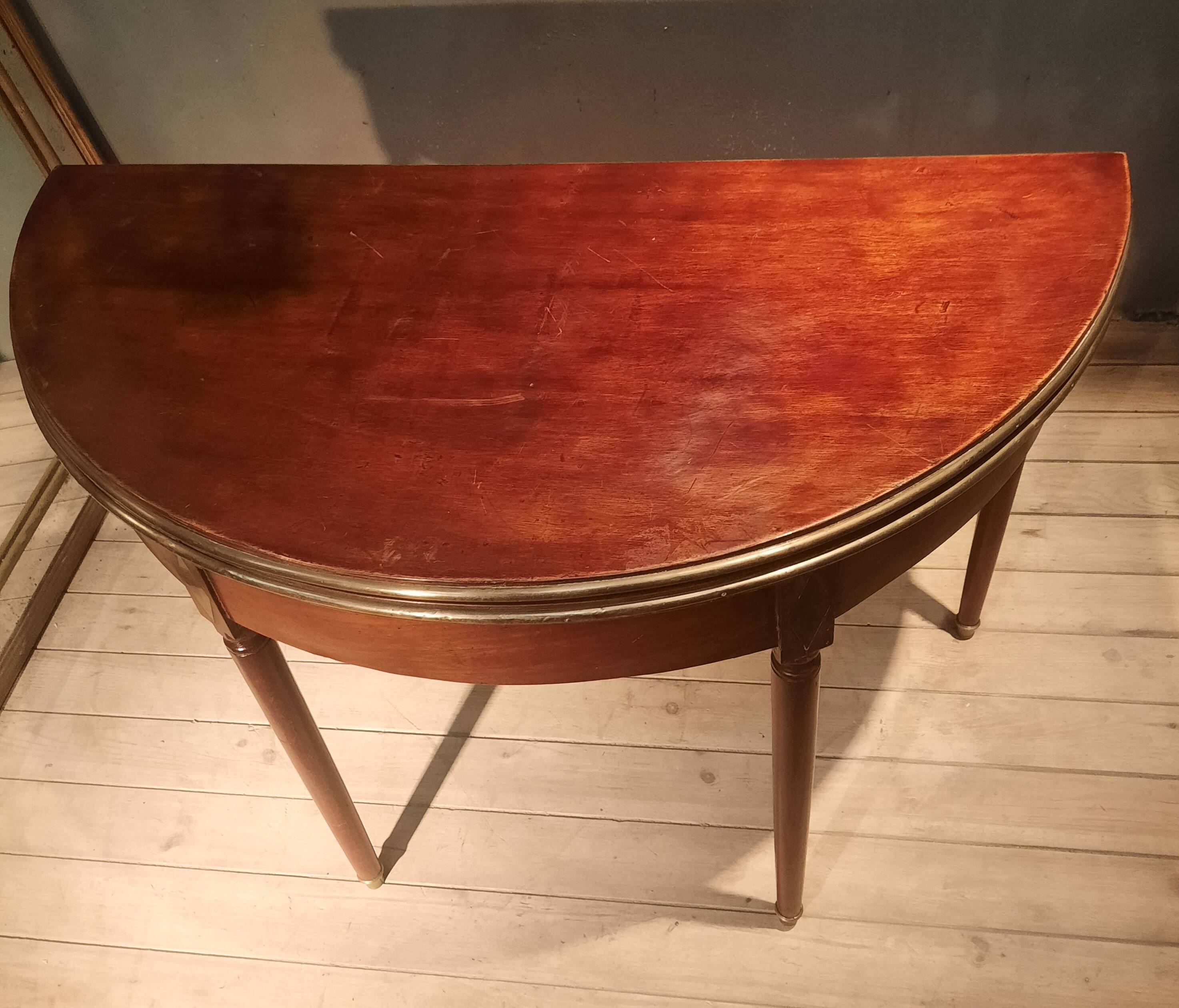 Eighteenth-century "half-moon" table