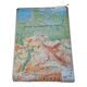 School map of the 70s-80s vintage Germany and Italy