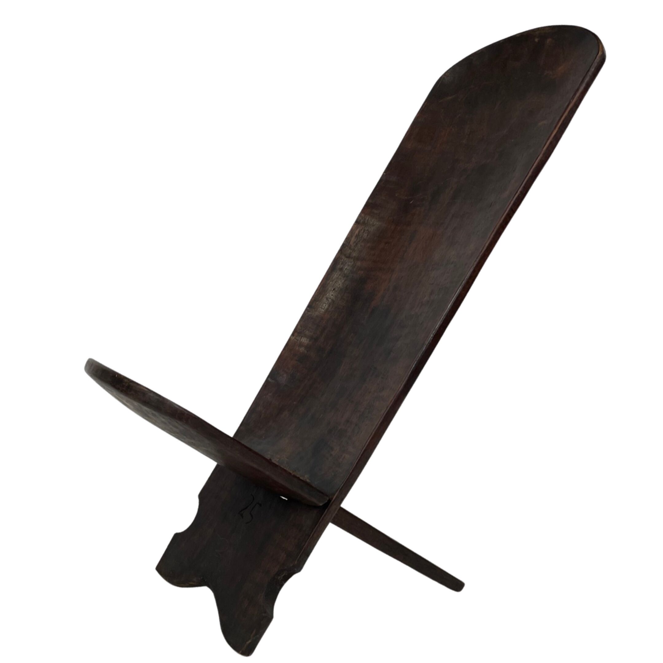 Conception de chaises de naissance africaine du milieu du siècle